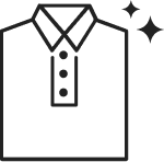 きれいな洋服のアイコン