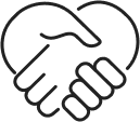 握手のアイコン
