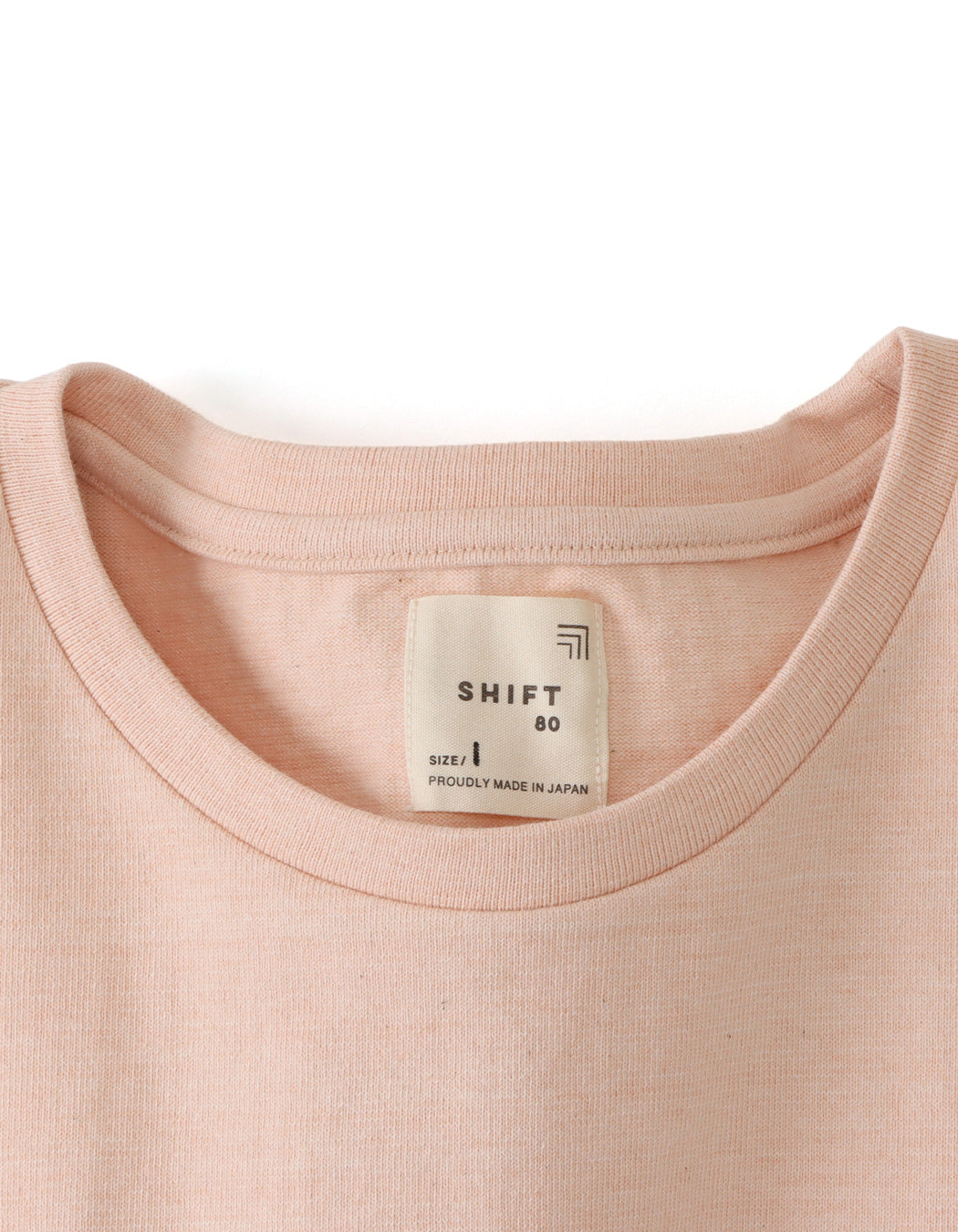 おおきいロゴのTシャツ：彩土染めオーガニックコットン吊り編みオーバーサイズ