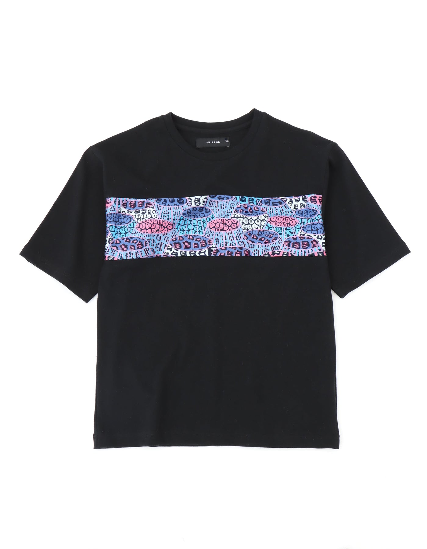 チャリティBOOB Tシャツ（5分袖）Black × Blue