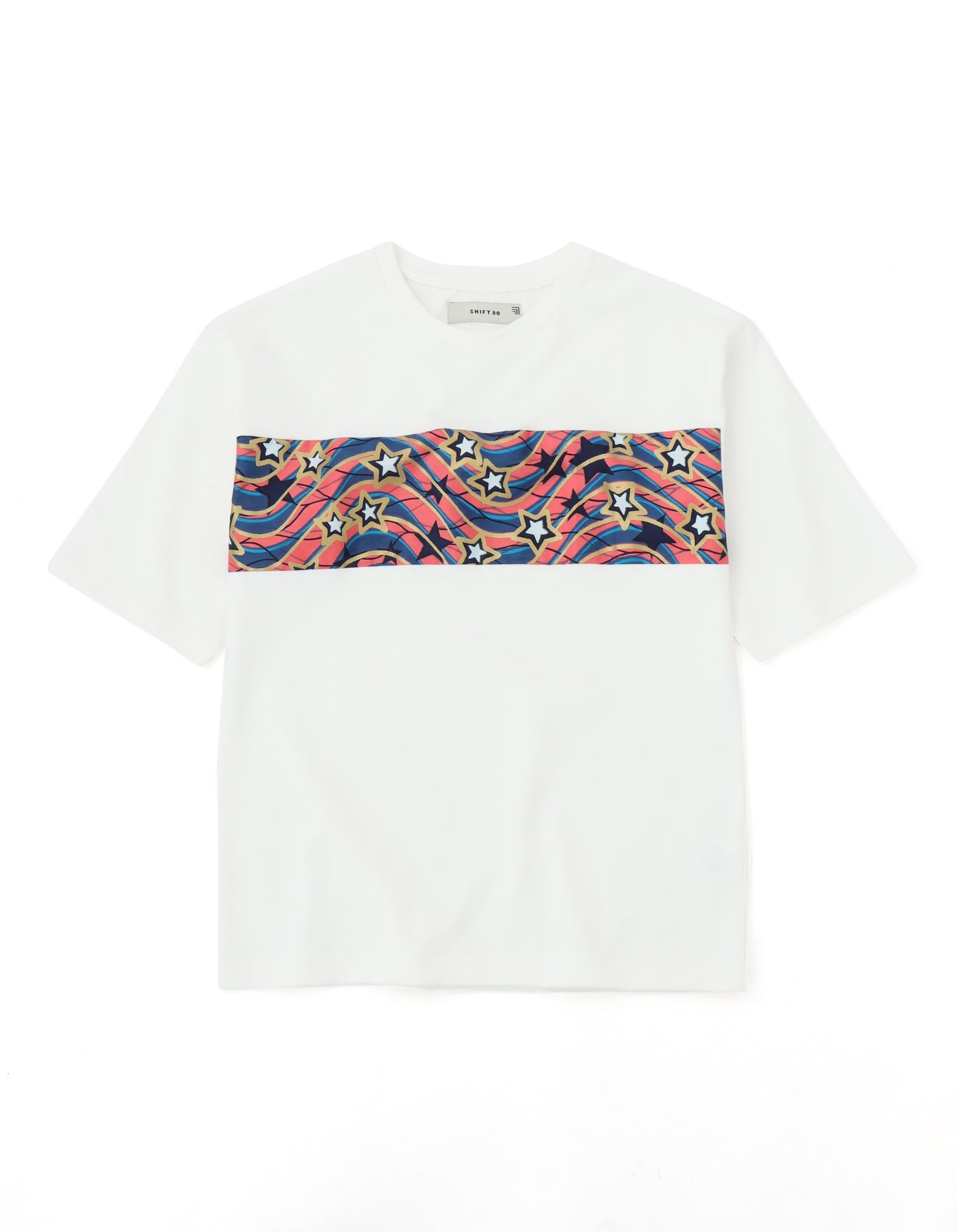 チャリティBOOB Tシャツ（5分袖）White × Star